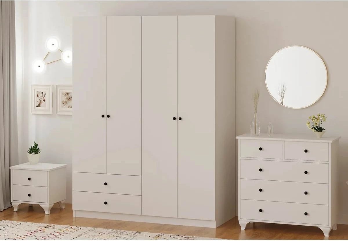 Set dhome për të rinj Skye Decor, ngjyrë e bardhë mat, Rb-068