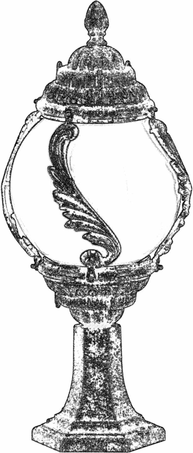 Llambë muri për jashtë, Opviq, BSU-68182-BKR-M1-K, ngjyrë kafe