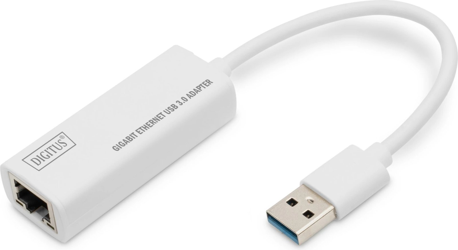 Adapter USB 3.0 në RJ45 Digitus, i zi