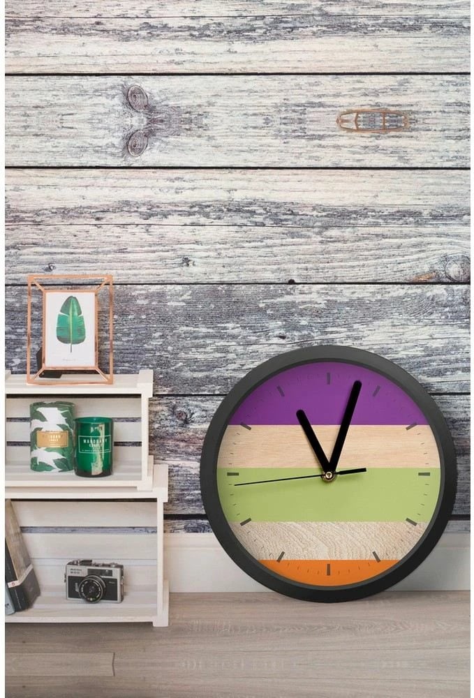 Orë dekorative MDF, shumëngjyrëshe, Wallity, Artavessa3Dclock5