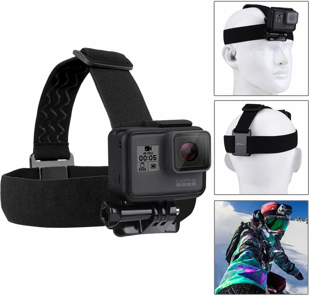 Set aksesorësh për kamera sportive Puluz PKT09, 53 copë, universal