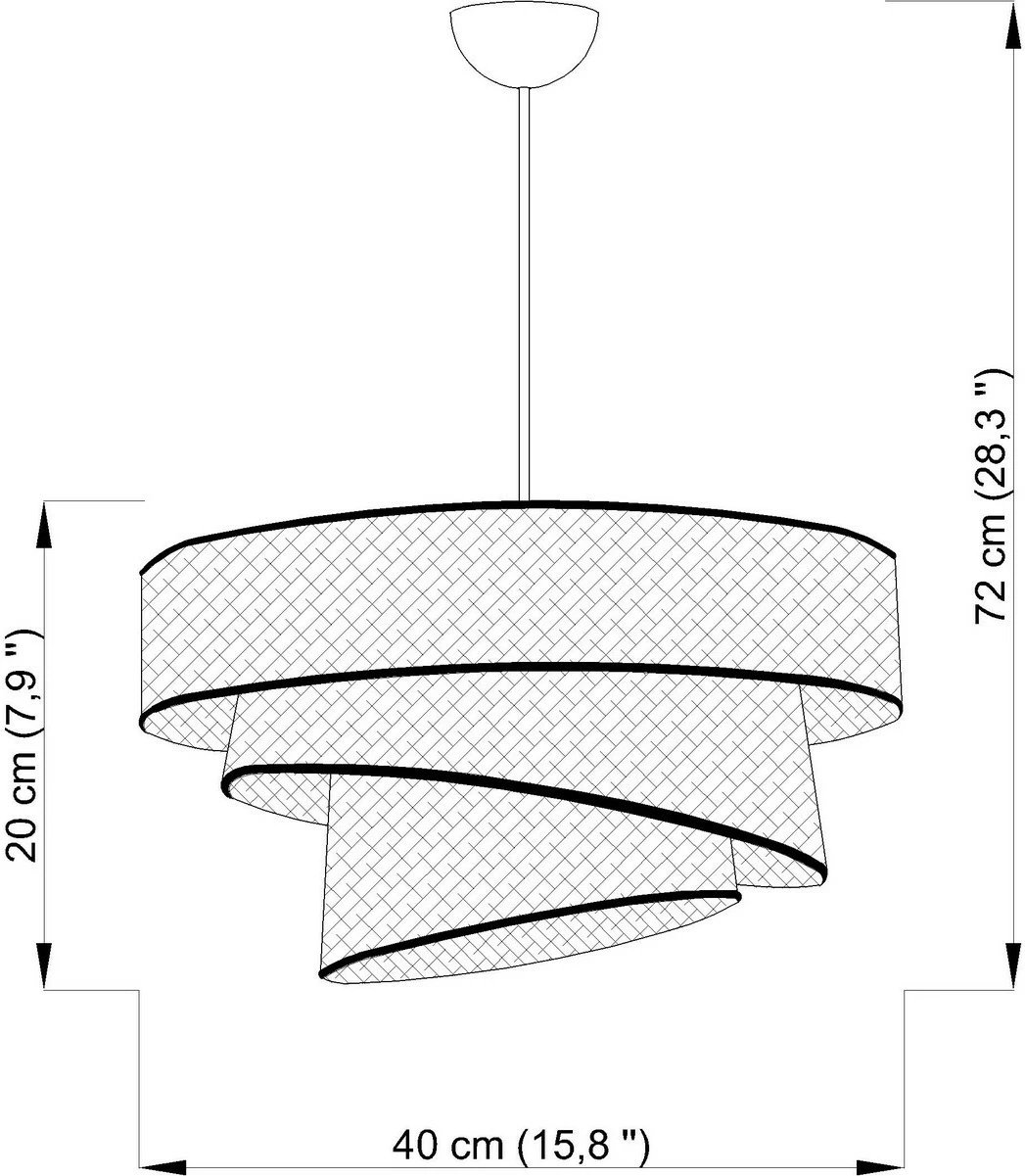 Llambë tavani Opviq Couper Hazeran, ngjyrë camel Llambë tavani Opviq Couper Hazeran, ngjyrë camel