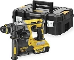 Çekiç elektrik DeWALT DCH273P2T, 18V, Li-Ion, 2.4 cm, zi/verdhe