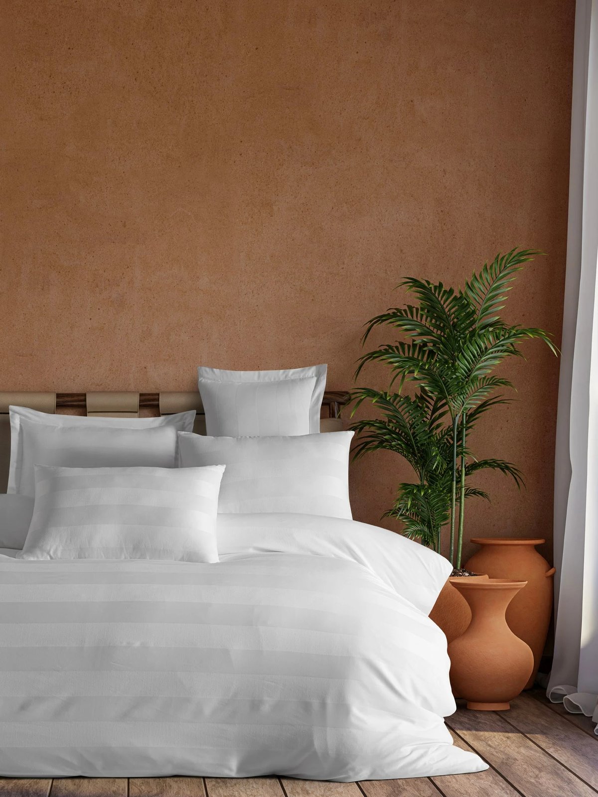 Set mbulesë për jorgan Super King, ngjyrë e bardhë, L'essentiel, Max Yollu Saten