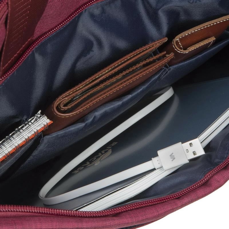 Mbështjellës laptopi RIVACASE Biscayne Lady Bag 15.6, e kuqe