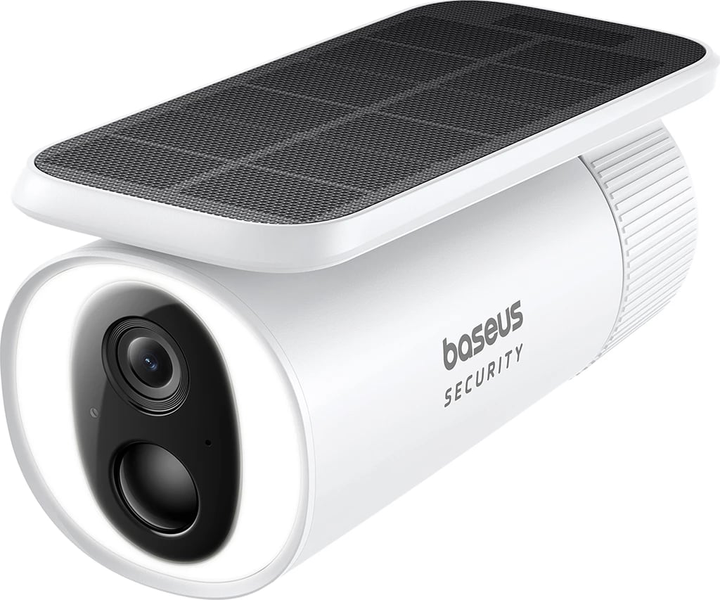 Kamerë sigurie Baseus Security S1, 2K, me panel diellor, e bardhë Kamerë sigurie Baseus Security S1, 2K, me panel diellor, e bardhë