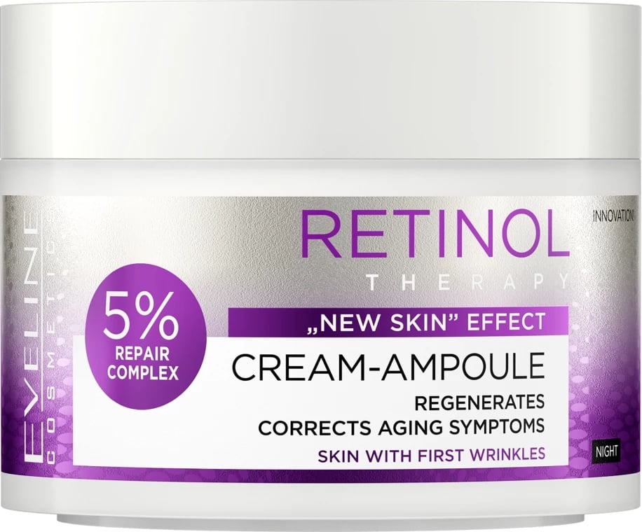 Krem fytyre për femra Eveline Cosmetics Retinol Therapy Cream-Ampoule 50ml