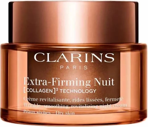 Krem nate për fytyrë Clarins Extra-Firming Night për lëkurë të thatë 50ml