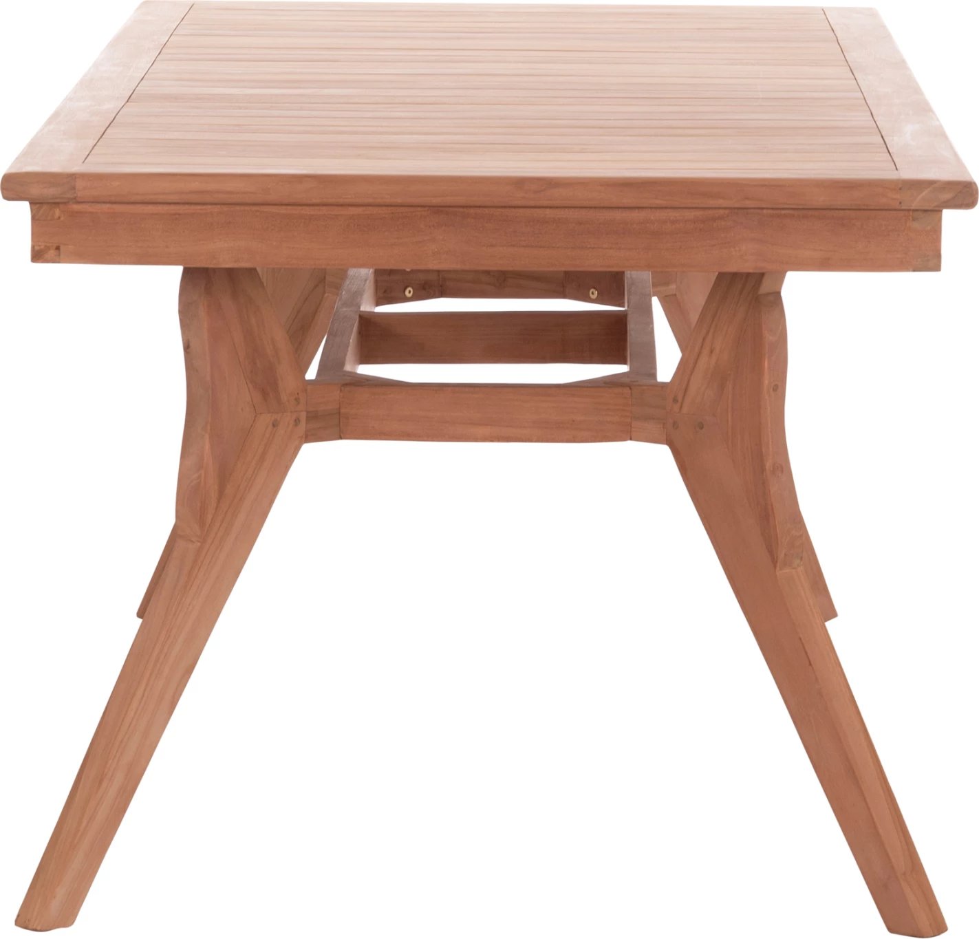 Tavolinë ngrënie për jashtë, dru teak natyral, WONDER FH18116, 180x91x75cm