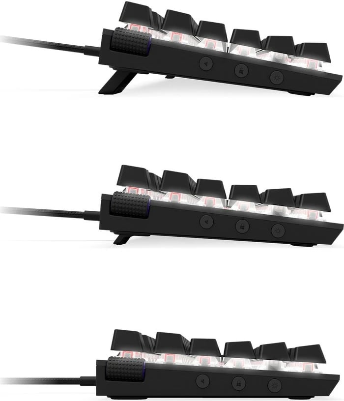 Tastierë NZXT Function KB-1FSUK-BR - USB, e zezë