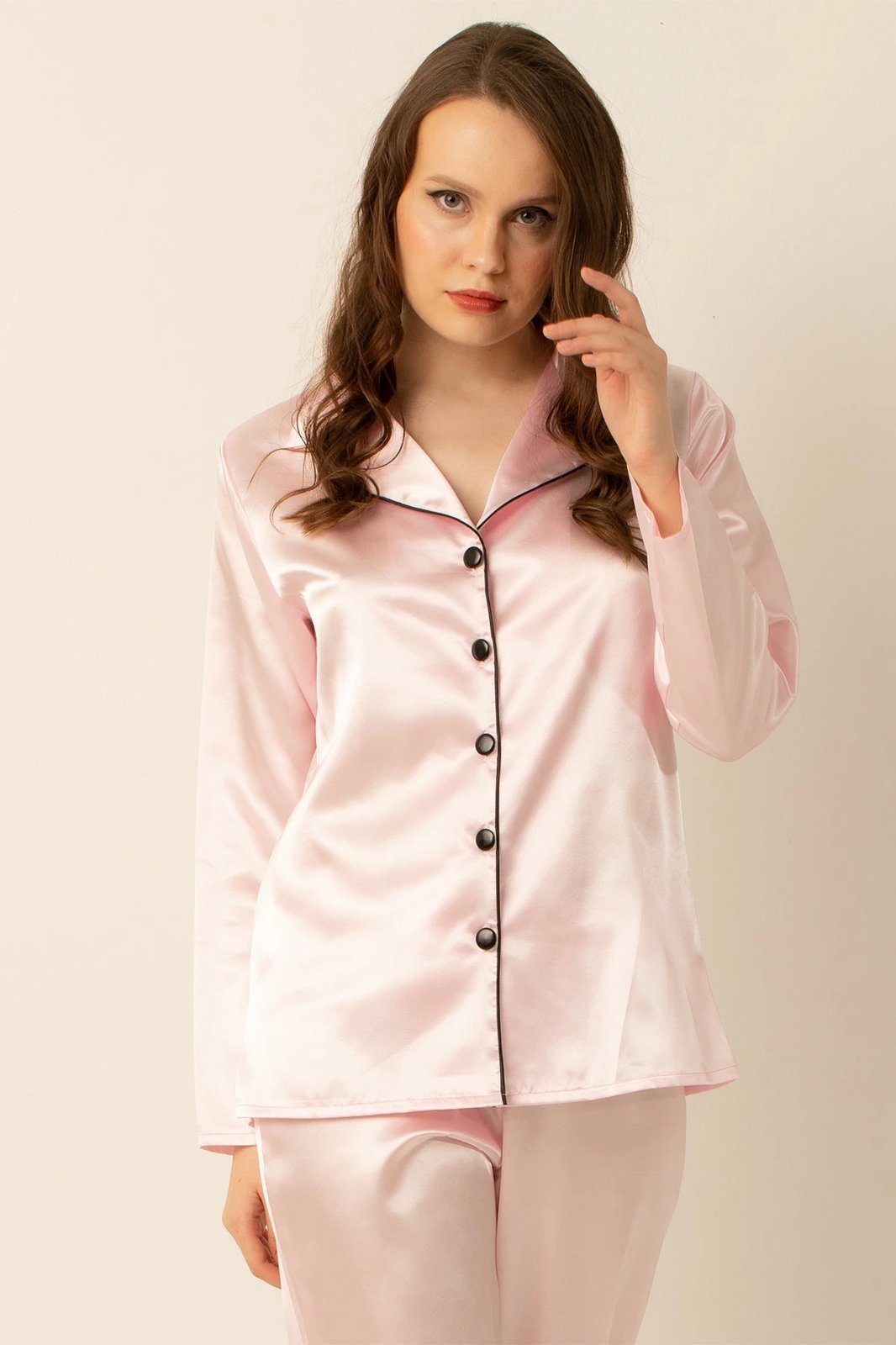 Set pizhamash për gra, rozë, Jumeon, 002-000905