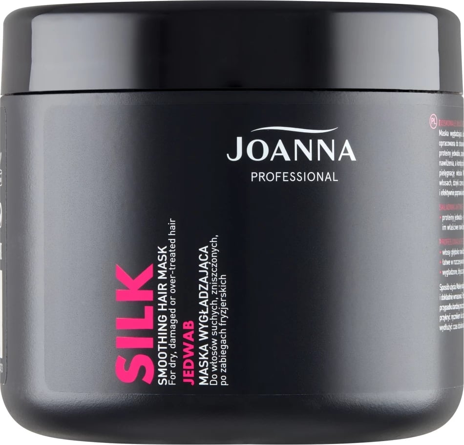Maskë për flokë Joanna Professional Silk Smoothing për femra, 500g
