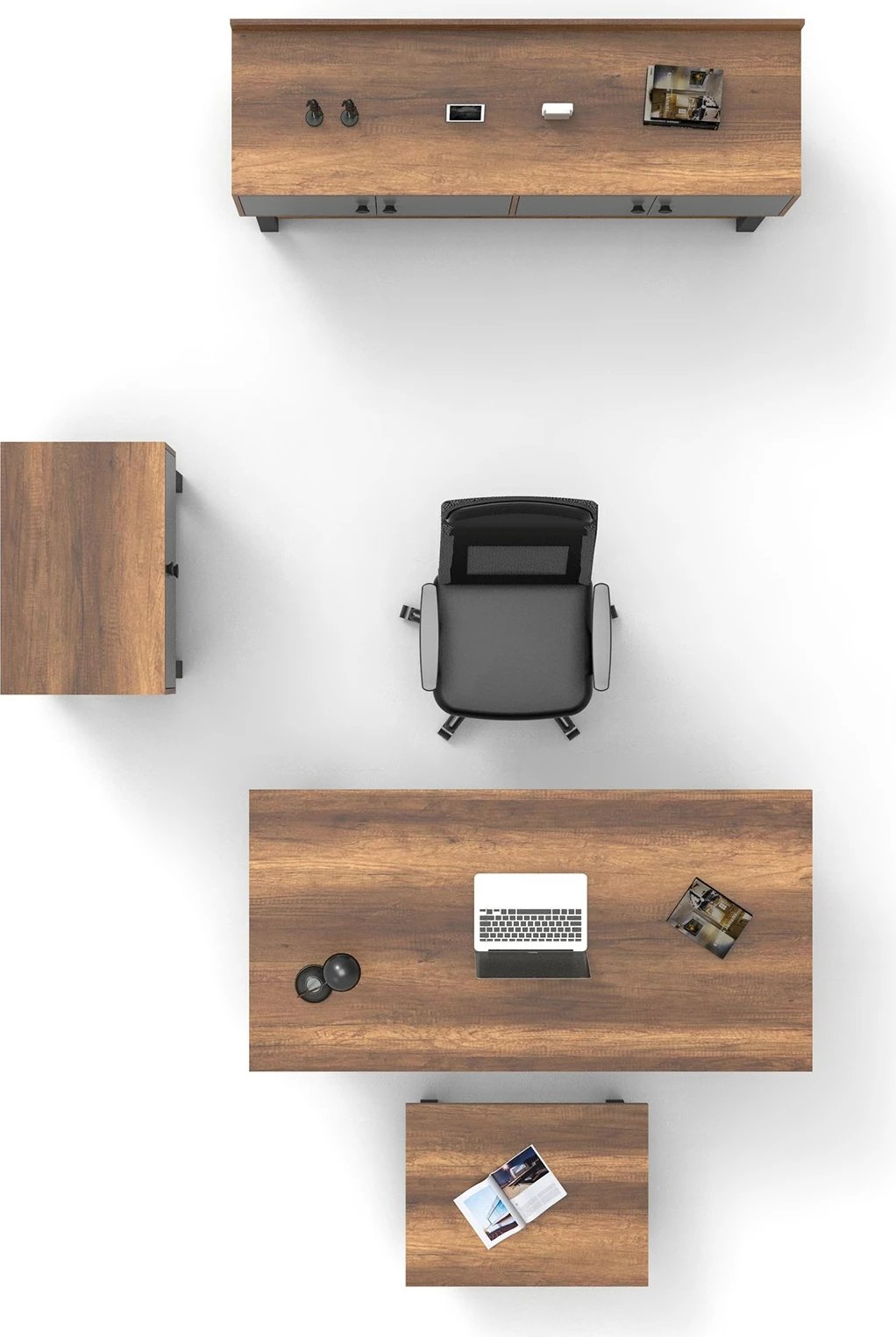 Set mobiljesh për zyre Skye Decor, Mn09-Ba