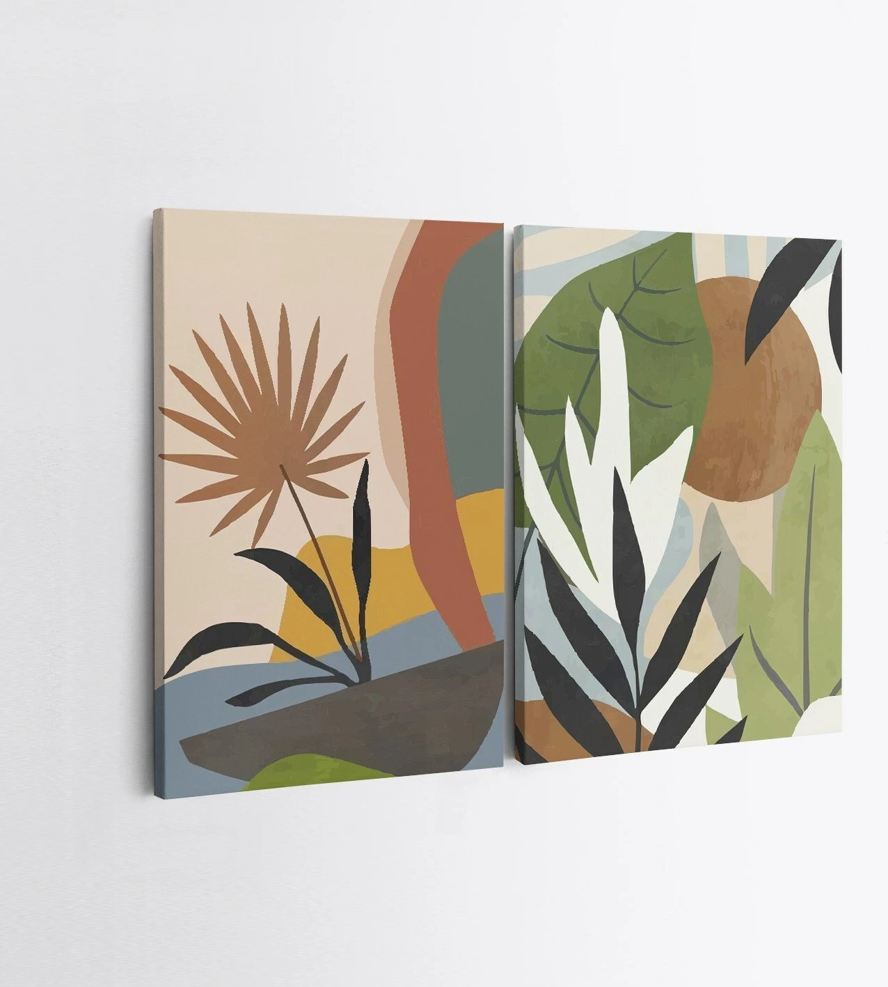 Pikturë dekorative në kanavacë (2 copë), Wallity, 2KNV4316, 50x70 cm