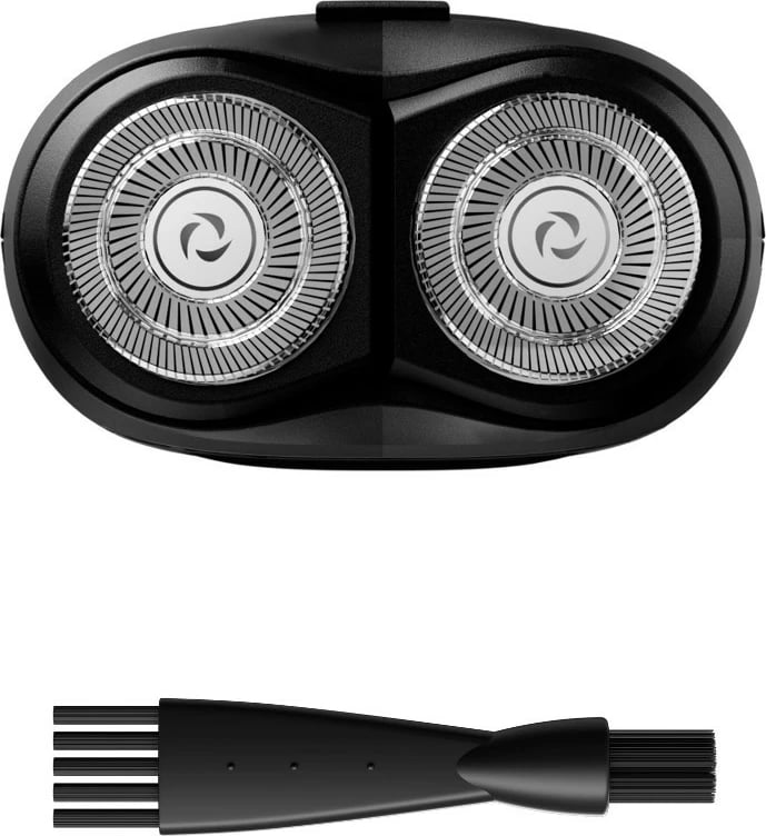 Makinë rroje elektrike udhëtimi meshkuj, Feel‑Maestro MR-672, 45 min, USB-C, 2 koka prerëse, 600 mAh, e zezë/argjend