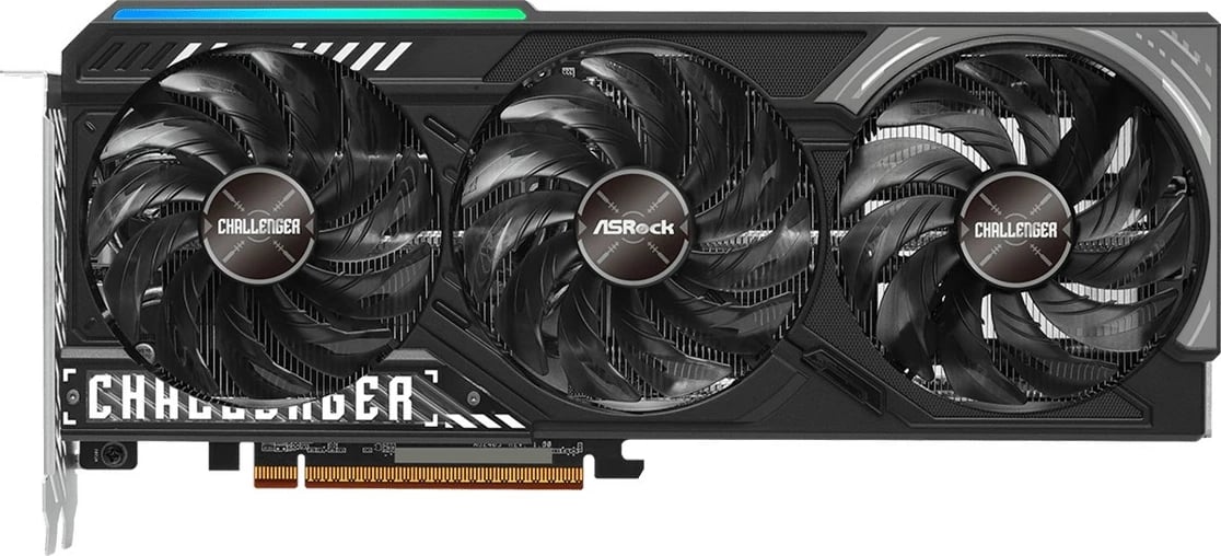 Kartelë grafike ASRock Radeon RX 9070 Challenger, 16GB DDR6, PCI-E 5.0, e zezë