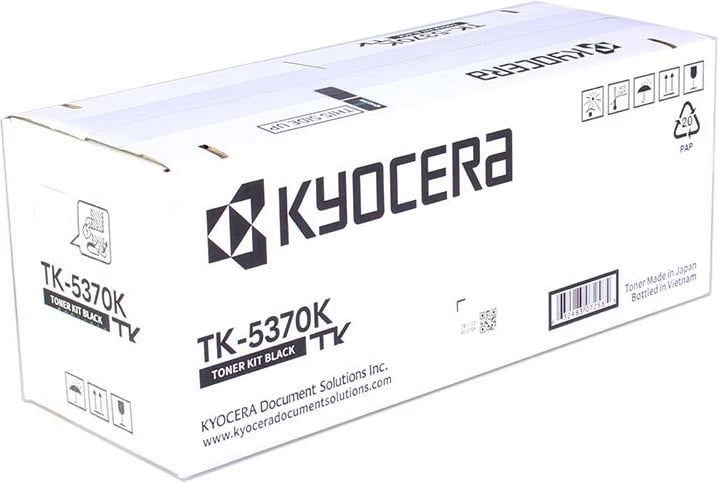 Toner Kyocera TK-5370 (1T02YJ0NL0) rendiment 5,500–8,800 faqe, e zezë