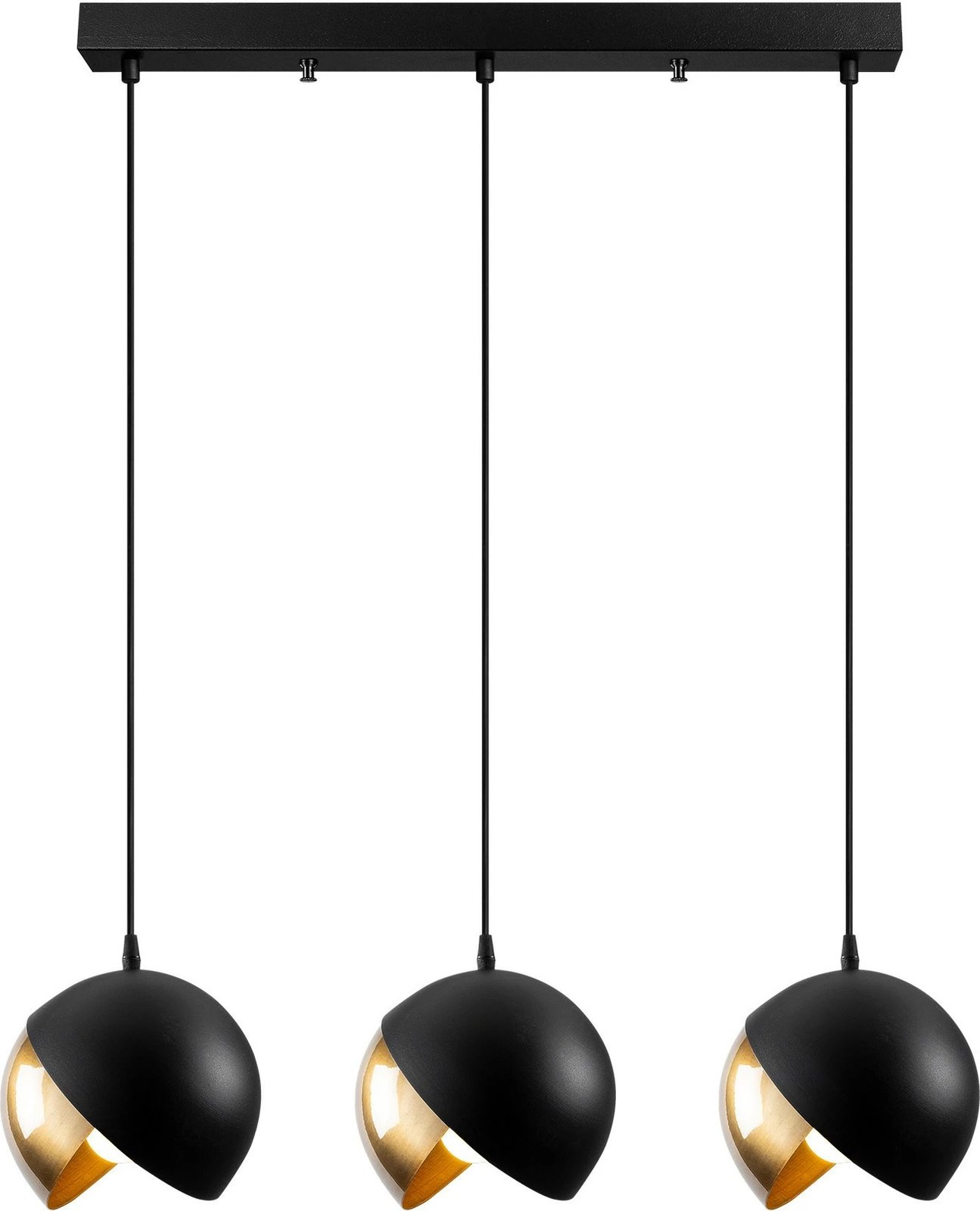 Llambë tavani Opviq, Berceste - 252-S1, e zezë dhe ari