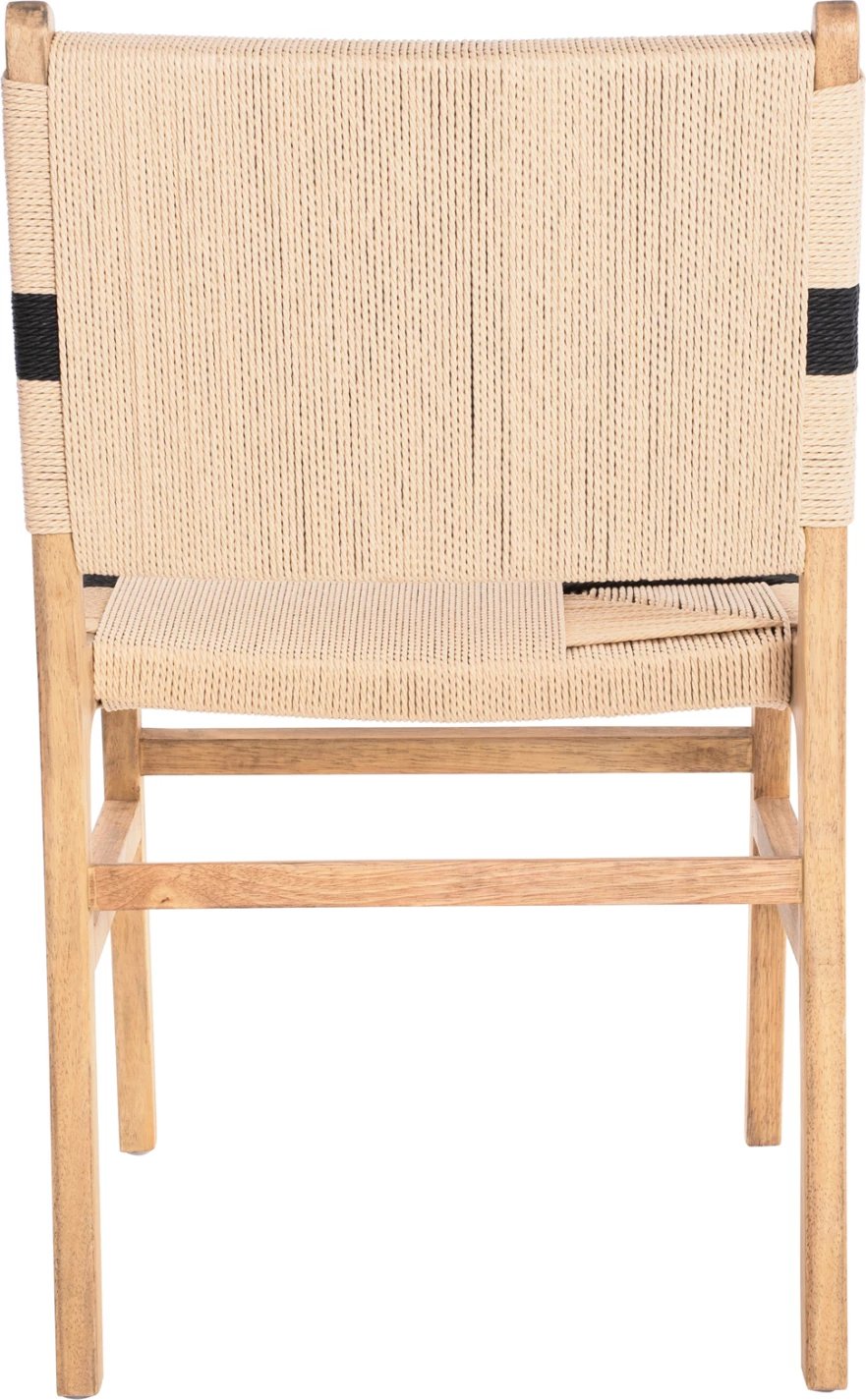 Karrige relaksuese, dru gome dhe litar, ngjyrë natyrale rustike, 50x60x88H cm, FH9323.01, set prej 2 copë