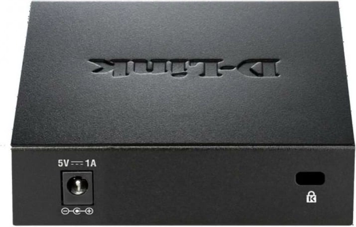 Switch, D-Link, DES-105/E, 5 porta 10/100 Mbps, pa menaxhim, metal, i zi