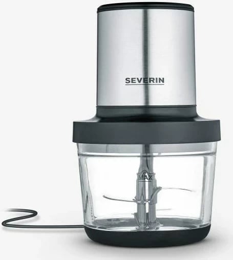 Grirës elektrik ushqimi Severin KM 3867, 1 L, 400 W, Argjendtë