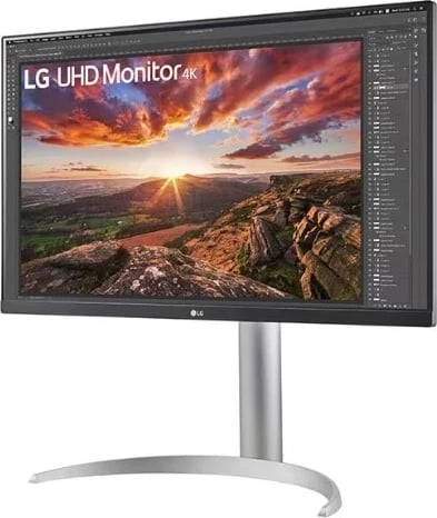 Monitor LG 27UP85NP-W, 27', IPS, 4K, bardhë