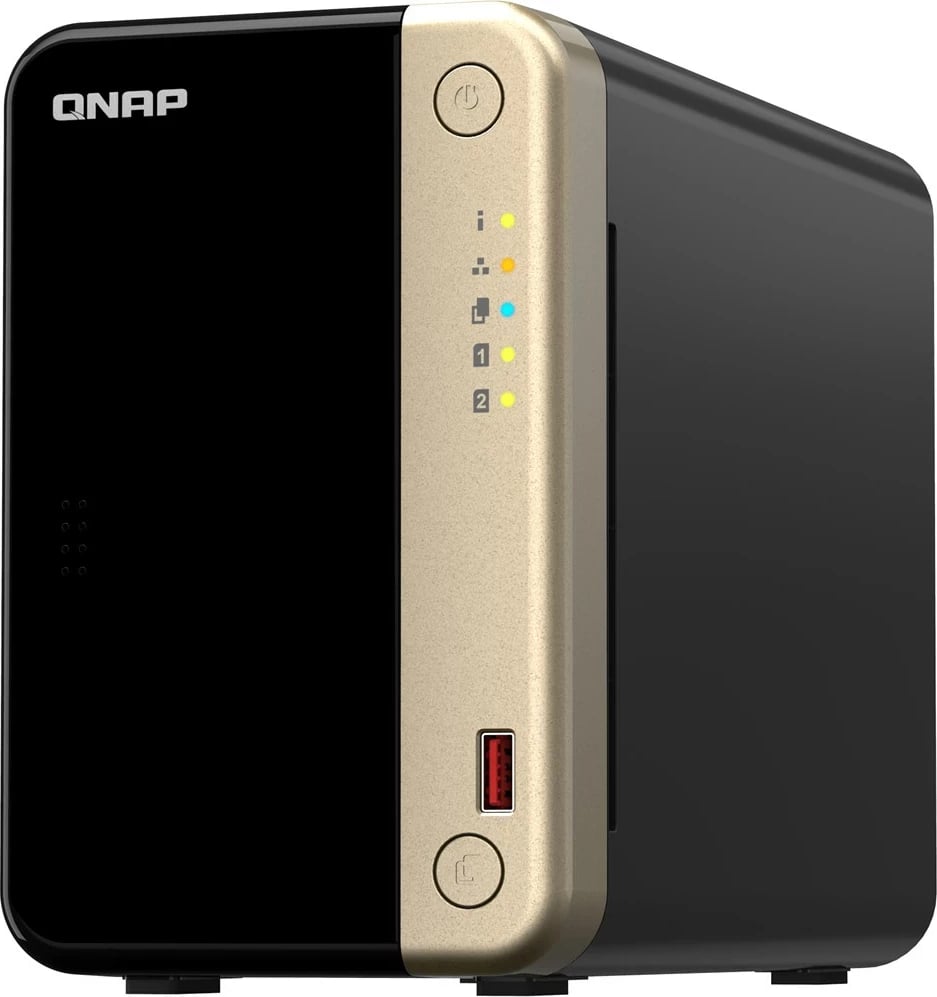 NAS QNAP TS-264, Intel Celeron N5095, 8 GB RAM, Tower, Zezë/Ari