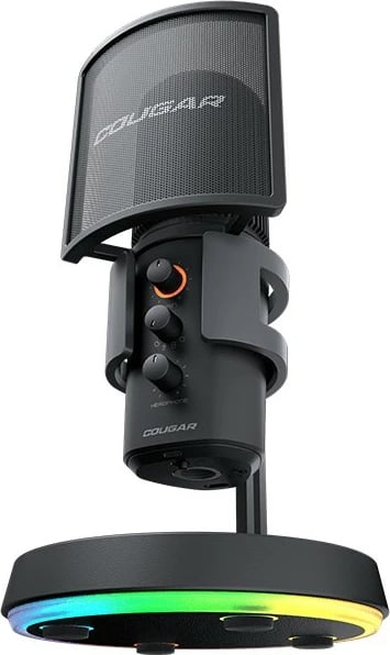 Mikrofon studio Cougar Screamer-X, 16 bit, 48 kHz, USB, i zi