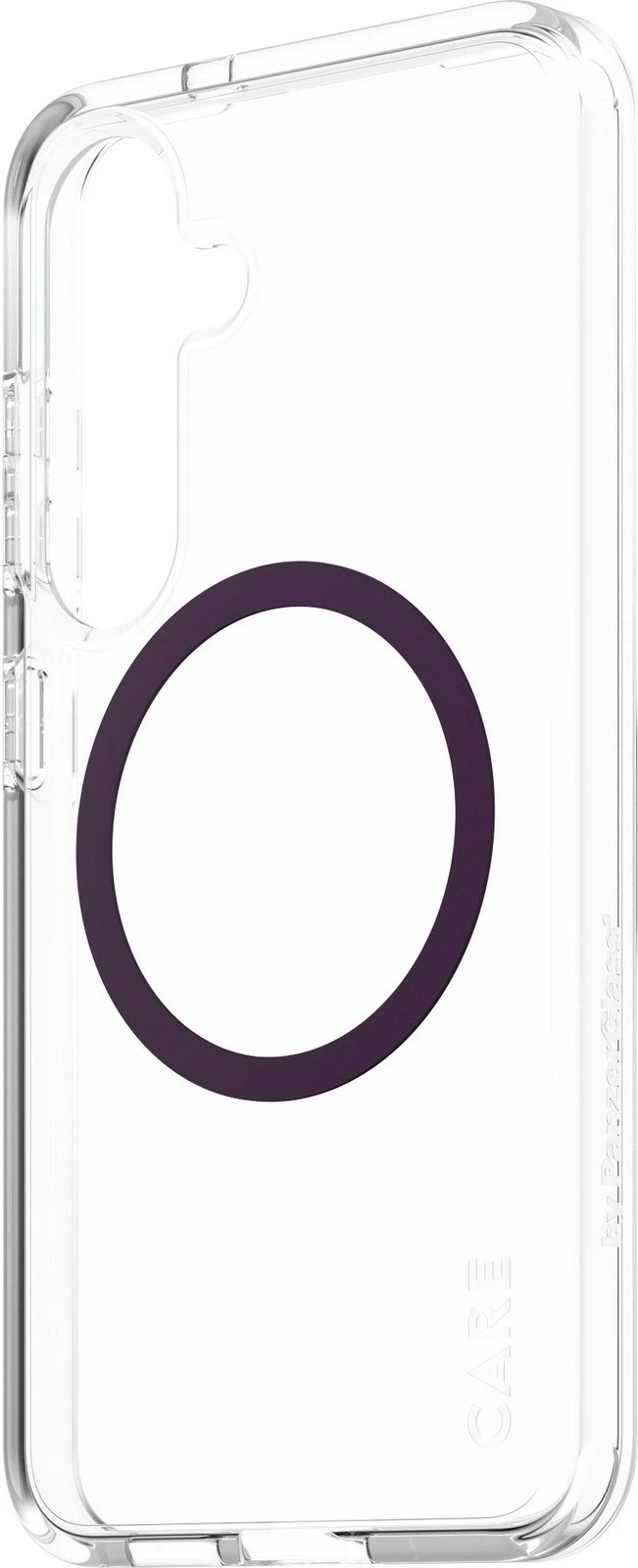 Mbështjellës PanzerGlass CARE Flagship Case Clear Combat, Galaxy S25, transparent, plum purple