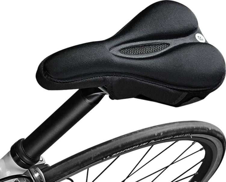 Mbështjellës sedilje biçiklete Rockbros LF047-S, silikon + memory foam, M, zi