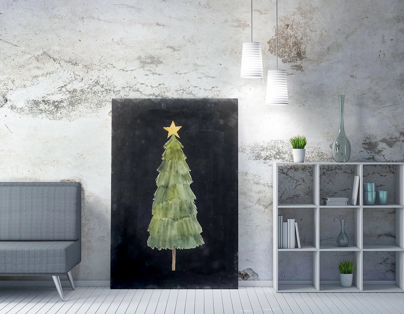 Pikturë dekorative në kanavacë, Wallity WY258, shumëngjyrëshe, 50x70cm