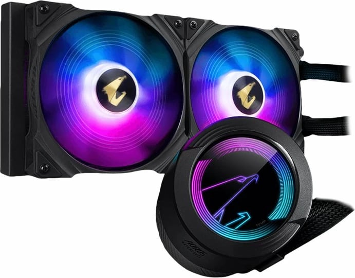 Ftohës liquid për CPU GIGABYTE AORUS WATERFORCE X 280 AIO - I zi