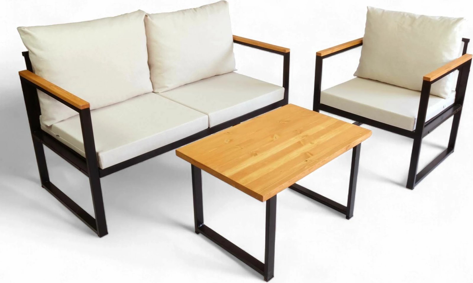 Set lounge për kopsht Skye Decor, CPT5549-130, bezhë