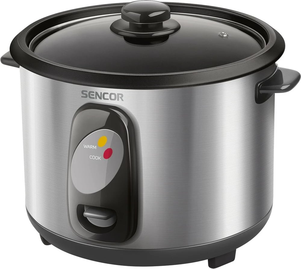Tenxhere speciale për gatimin e orizit Sencor SRM 1000SS , 1 l, 400 W, e argjendtë