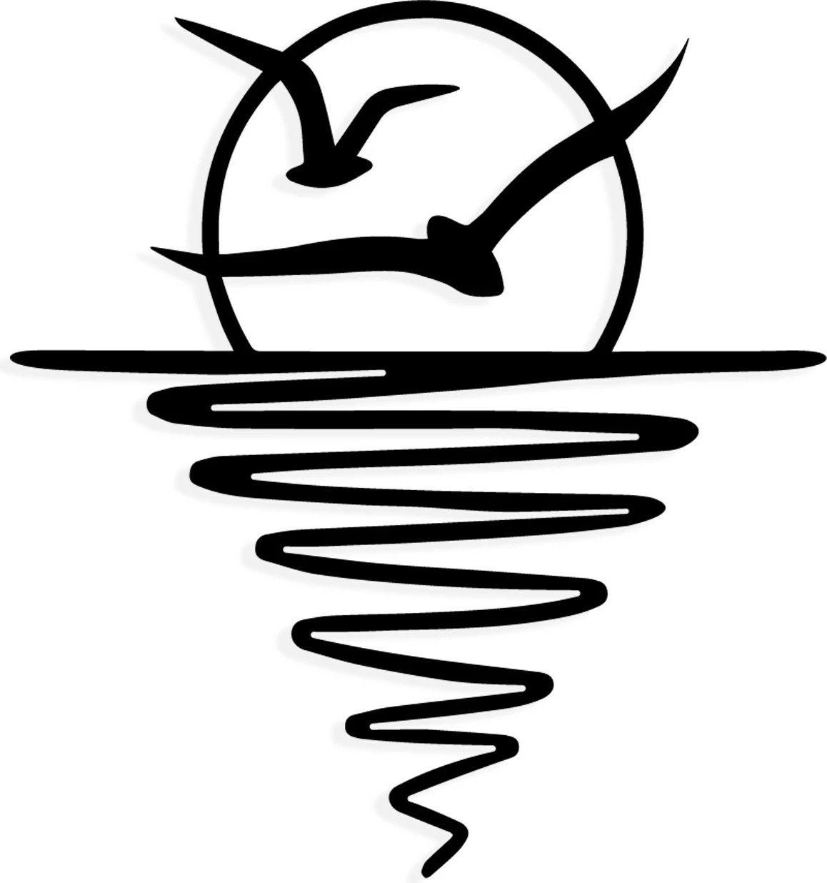 Aksesor dekorativ metalik për mur Wallity, Nostalgia, ngjyrë e zezë, 51x54.5cm