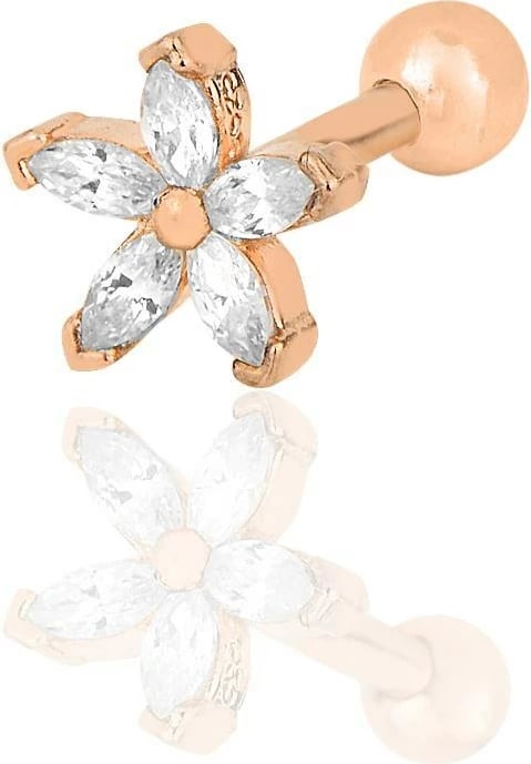 Piercing argjendi, ngjyrë rozë e artë, Jumeon, SGTL12193