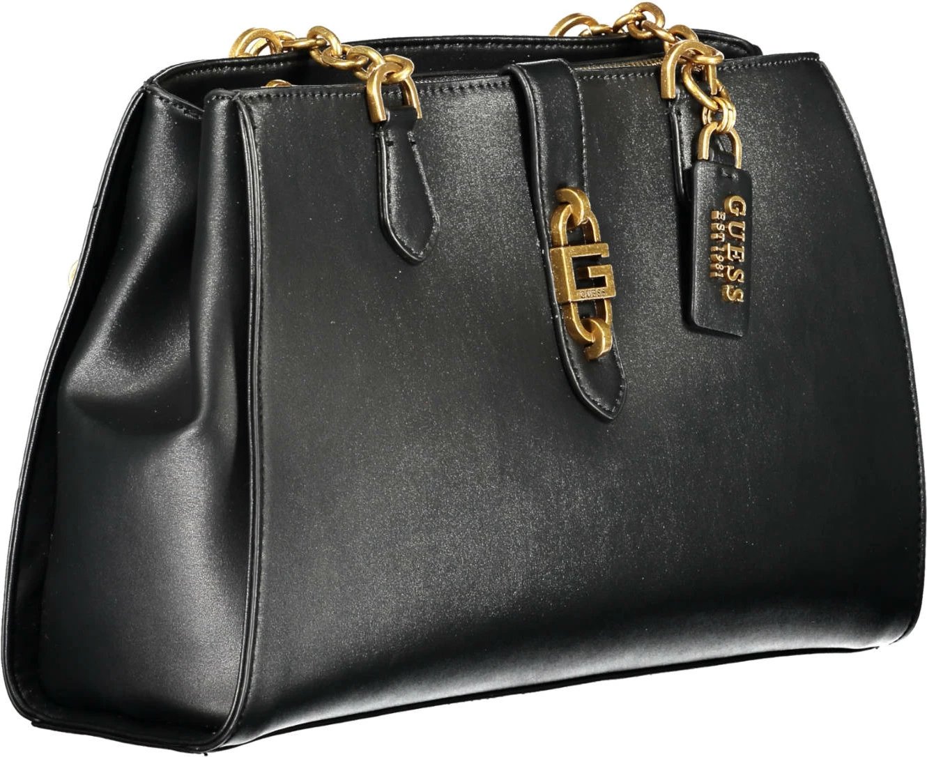 Çantë dore për femra Guess Jeans, e zezë