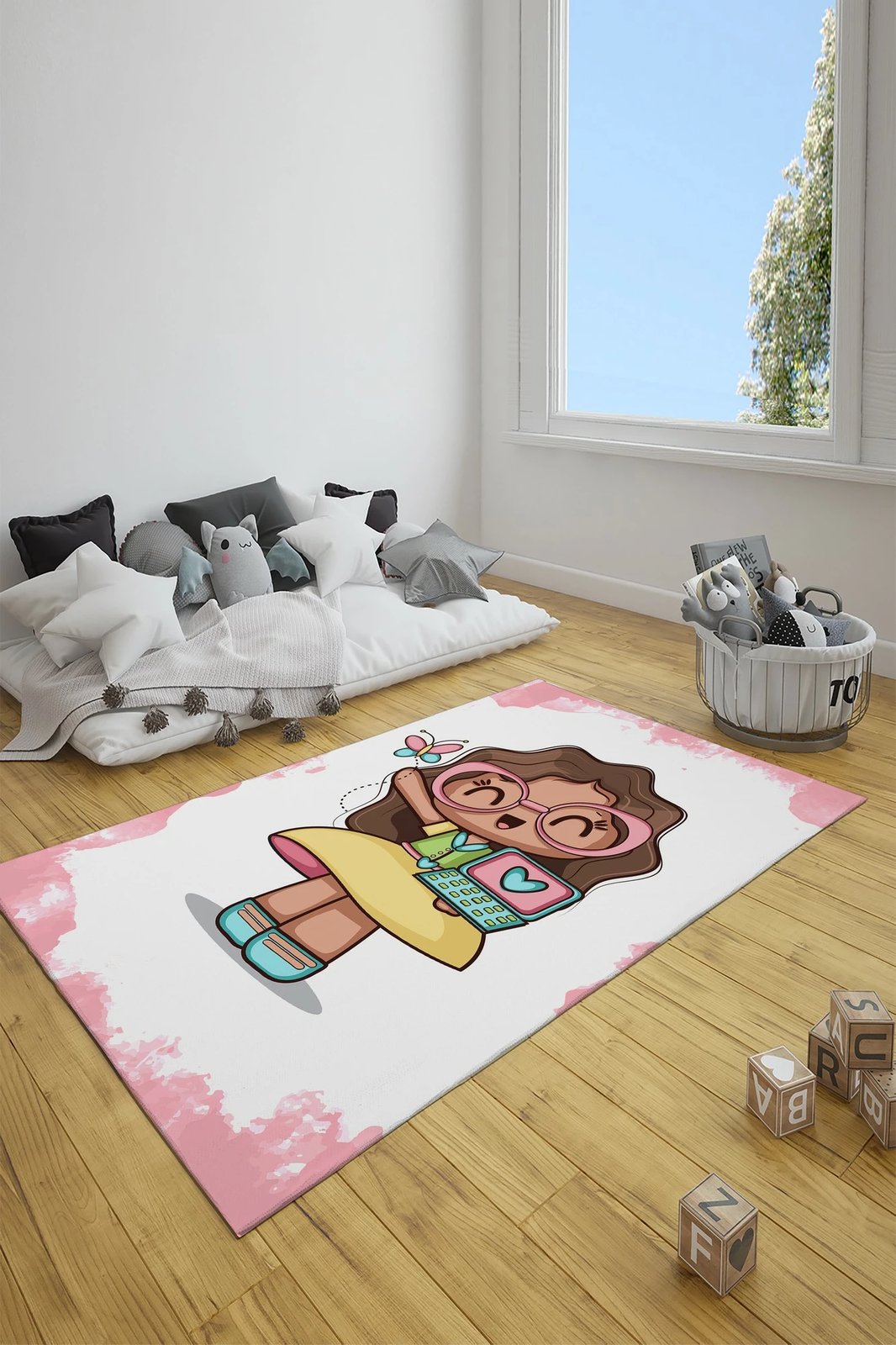 Qilim multikolor për fëmijë, 80x200cm, Conceptum Hypnose, CT-3013