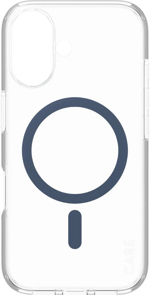 Mbështjellës PanzerGlass CARE Case Flagship MagSAFE për iPhone 16, transparent, blue