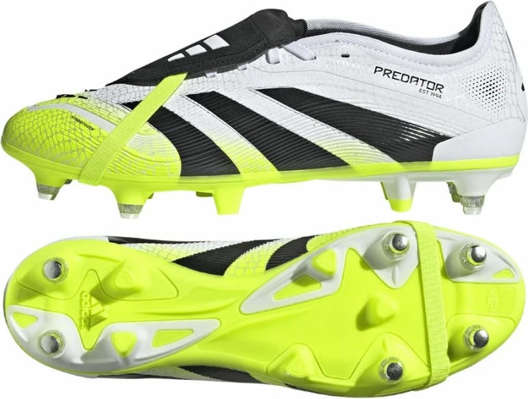 Atlete futbolli adidas për meshkuj, të bardha e të zeza