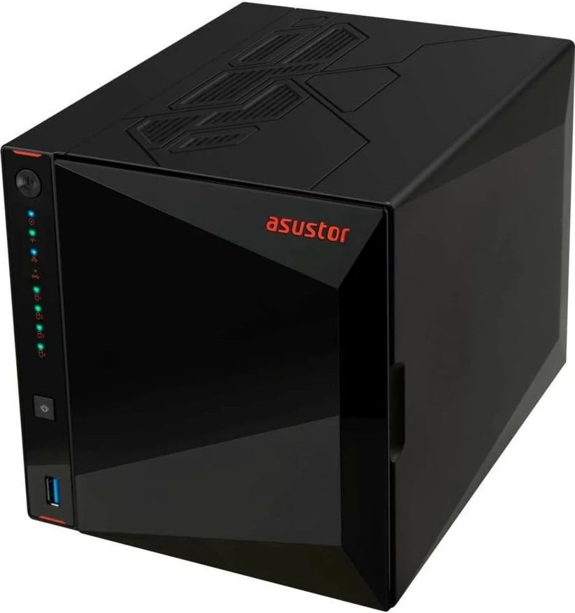 NAS Asustor AS5404T, 4GB RAM, 8 disqe, HDMI, USB 3.2