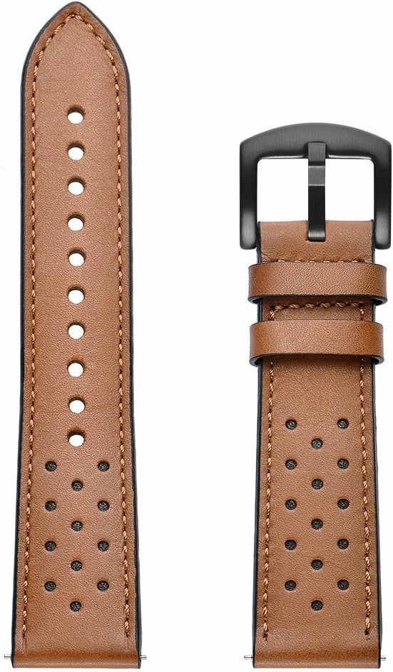 Rrip lëkure për smartwatch Tech-Protect për Samsung Galaxy Watch 4/5/5 Pro/6/7/FE, Kafe