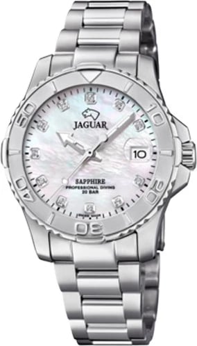 Orë dore JAGUAR J870/1 për meshkuj, argjendi