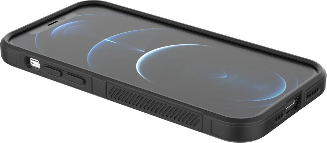 Mbështjellës Hurtel Magic Shield Case për iPhone 12 Pro, fleksibil, i blinduar, i kuq