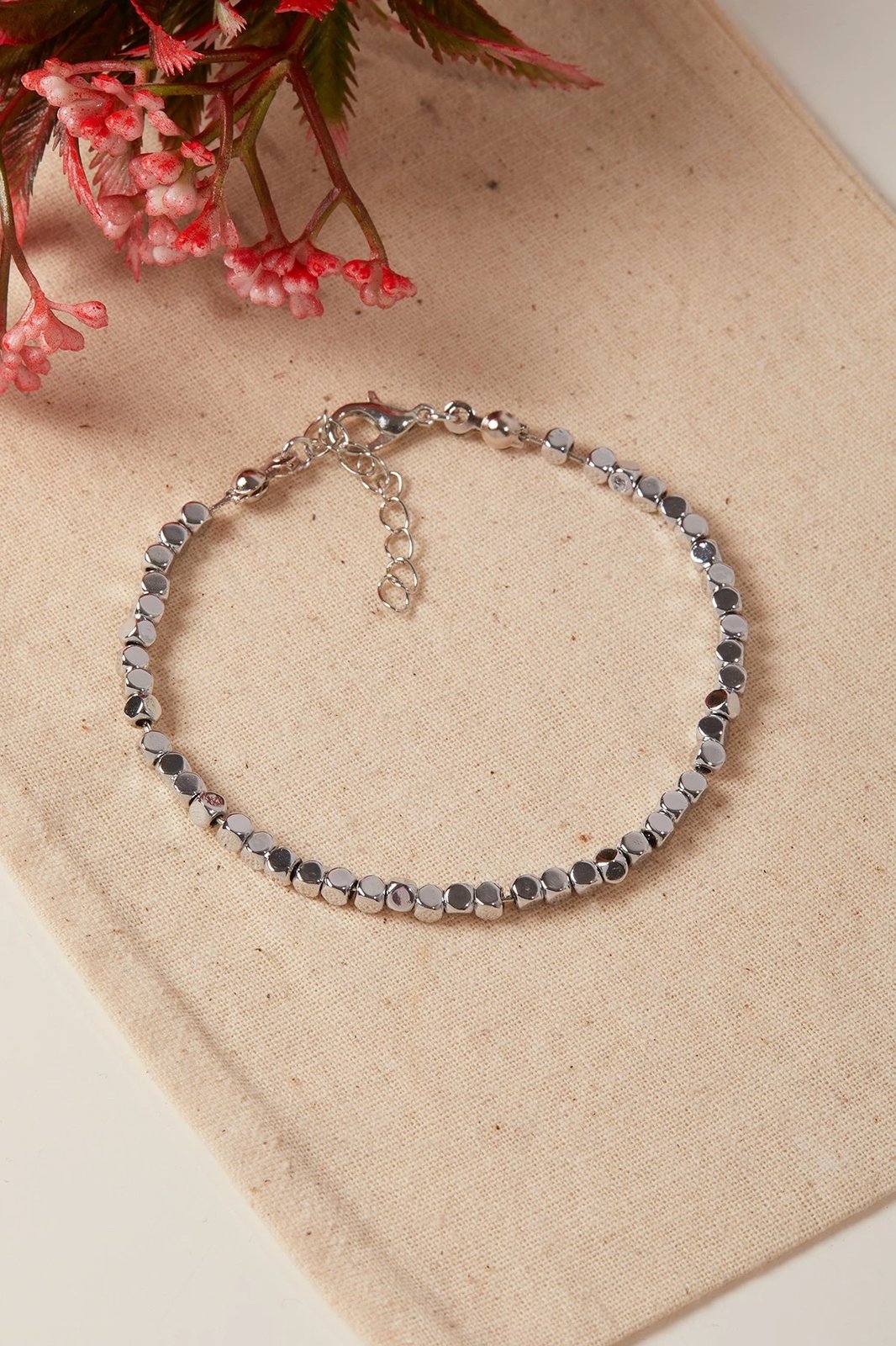 Byzylyk metalik Elika, ngjyrë argjendi, ELKGC68016