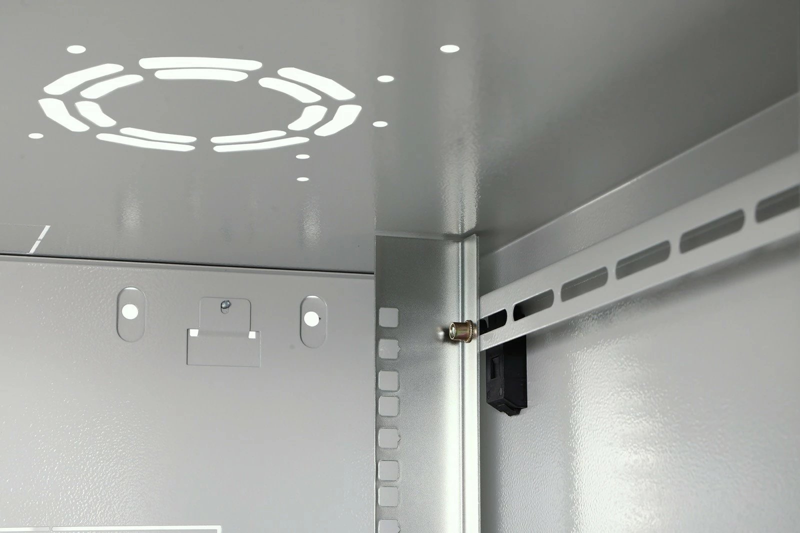 Kabinë rrjeti murale 19", Digitus DN-37102, 7U, 385x600x600 mm, derë xhami, 60 kg, gri, i pamontuar