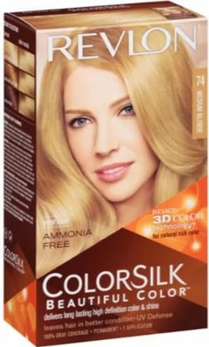 Ngjyrë për flokë Revlon Colorsilk 74 Medium Blond unisex