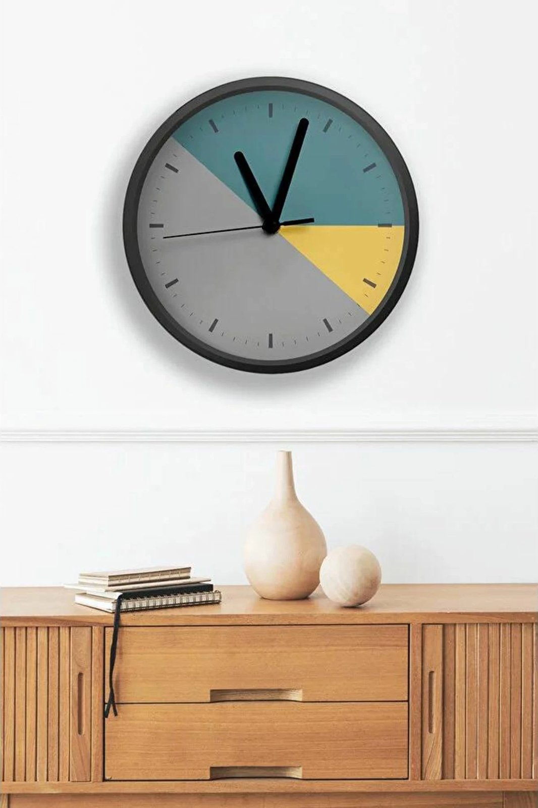 Orë dekorative MDF, shumëngjyrëshe, Wallity, Artavessa3Dclock4