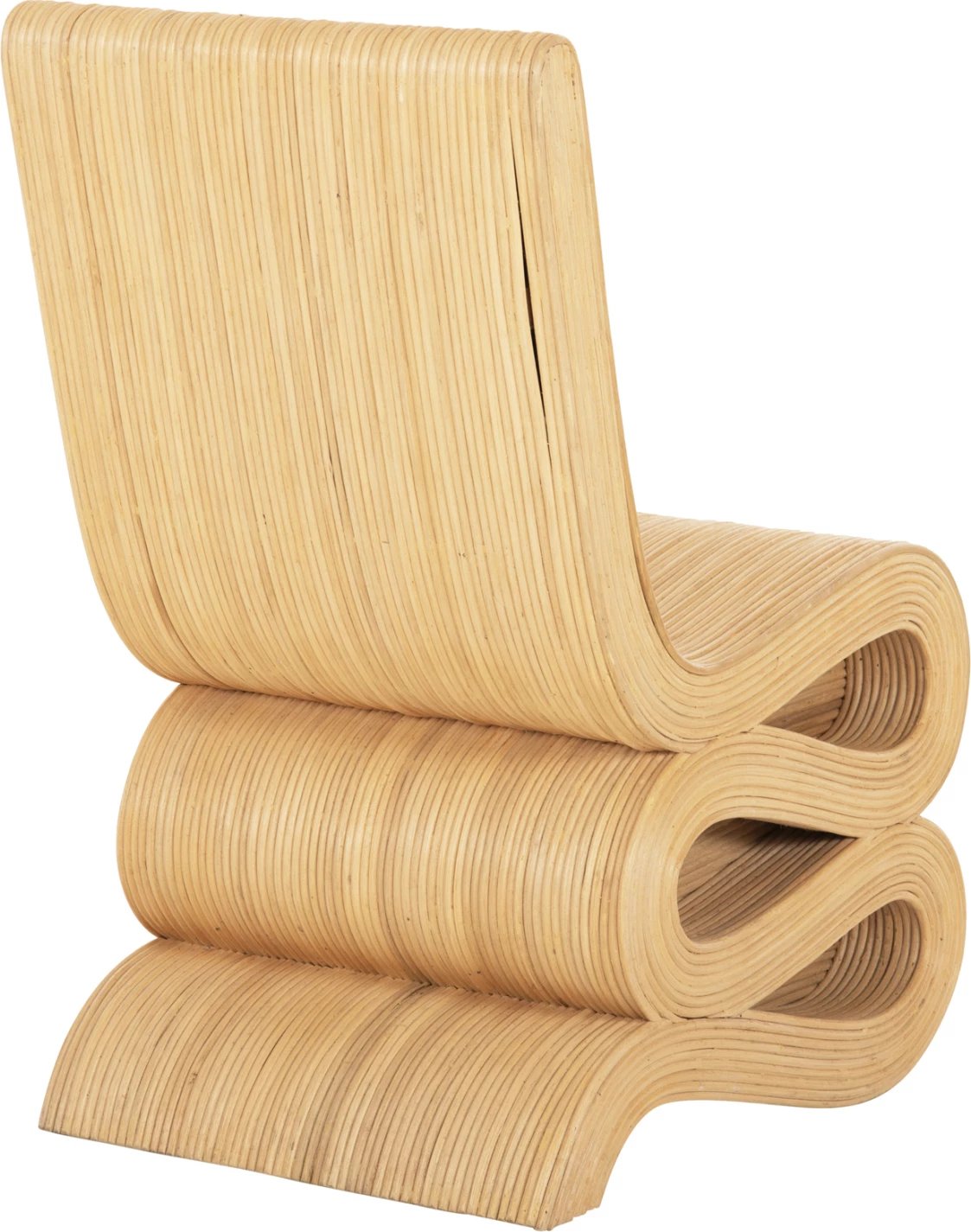 Karrige relaksuese CURVY LOUNGE2 FH9885, ratan natyral, 46x66x86H cm