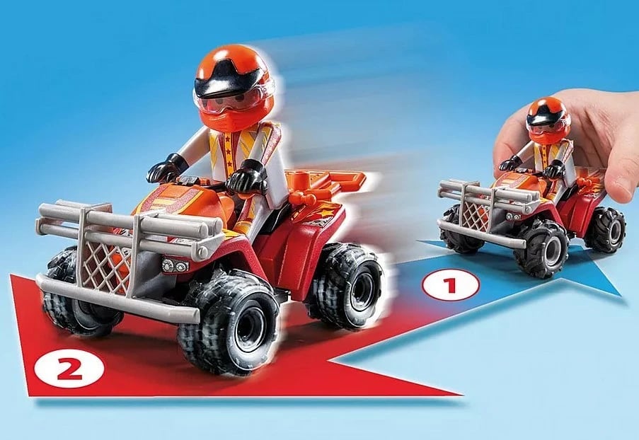 Set lodrash aksion Playmobil Action Heroes 71808, 44 pjesë